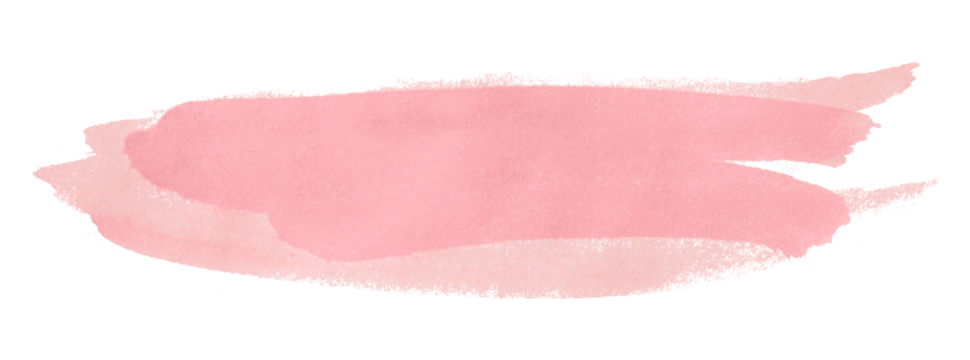 pink watercolor background. Artistic hand paint. Isolated on transparent background.