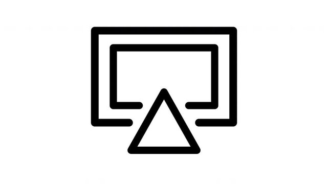 airplay minimalist stroke animation