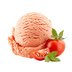 Tomato ice cream png 
