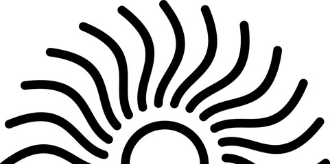 Vintage Sunburst Vector Icons – Perfect for Branding