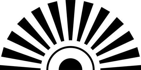 Vintage Sunburst Vector Icons – Perfect for Branding