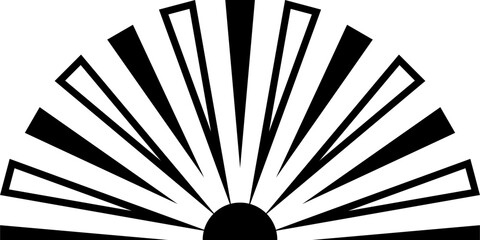 Vintage Sunburst Vector Icons – Perfect for Branding