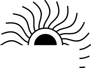 Vintage Sunburst Vector Icons – Perfect for Branding