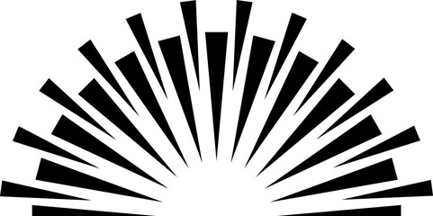 Vintage Sunburst Vector Icons – Perfect for Branding