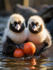 Obraz premium Cute chicks