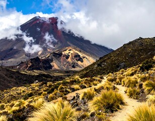 Volcanic Mountain Hiking Trail.