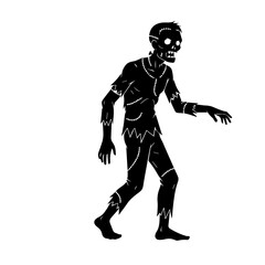 Walking Skeleton Silhouette