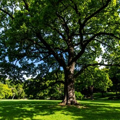 Obraz premium Large leafy tree