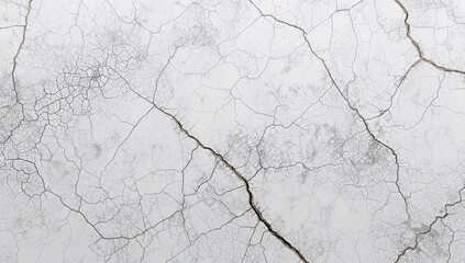 Fototapeta premium Detailed close up of white marble with gray veining and cracks