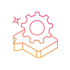 Natural Language Processing   Gradient Outline Icon