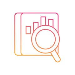 Data Analysis  Gradient Outline Icon