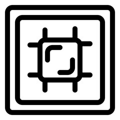 Artificial intelligence icon