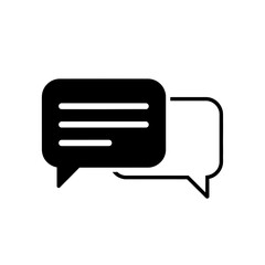 Naklejka premium Chat Message Icon – Speech Bubble Communication Symbol for Text, Conversation, and Social Media