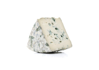 blue cheese isolated on a white background