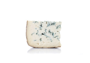 blue cheese isolated on a white background