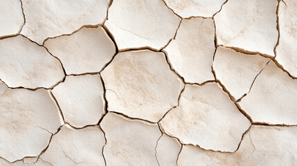 Cracked earth texture showcases dry, parched soil with intricate patterns and fissures