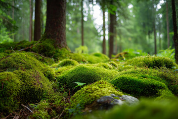 Obraz premium moss covered tree