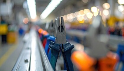 Pliers in a Workshop