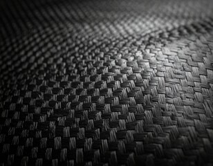 Fototapeta premium High-Tech Carbon Fiber: Woven Texture Background
