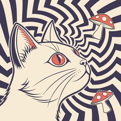 abstract background with zebra