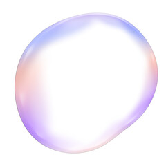 Abstract Iridescent Bubble transparent high quality closed-up	