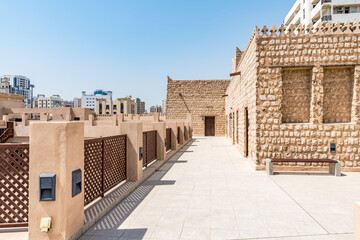 Sharjah Fort in Sharjah, UAE. It is known as Al Hisn.