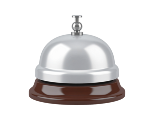 service bell isolated on white
