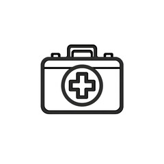 Obraz premium First aid kit icon isolated on transparent background