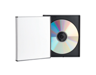 cd case isolated on white