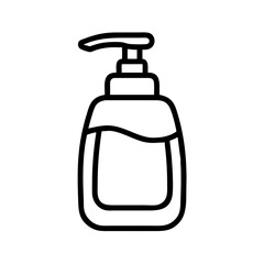 Cosmetic Soap Liquid Dispenser Bottle Icon For Web And Graphic Design