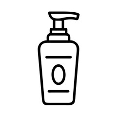 Cosmetic Skincare Cream Dispenser Bottle Icon For Web And Graphic Design