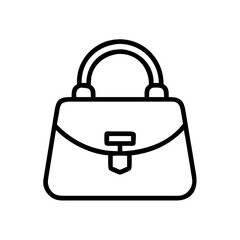 Fashion Clutch Handbag With Luxury Style Icon For Web And Graphic Design