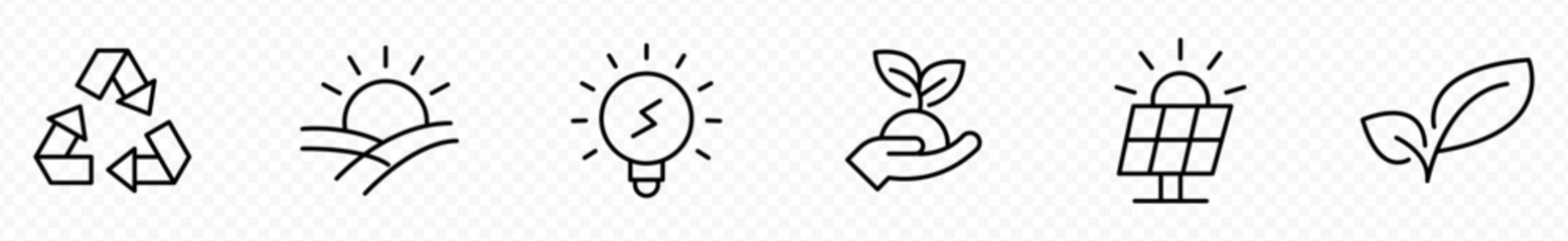 green recycle icon, recycling symbol arrows on transparent background.	