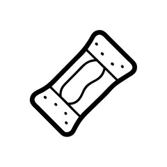 Rectangular Soap Bar Cosmetic Package Icon For Web And Graphic Design