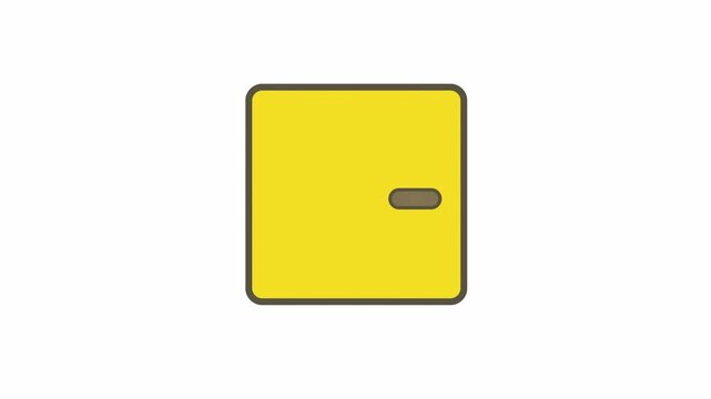 Click and Collect Customer Journey - Looping Infographic for Retail & Logistics with Alpha Channel