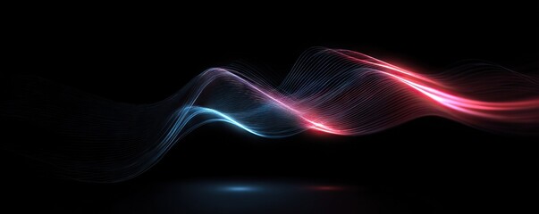 Digital background for tech, AI, data, audio, graphics, etc.