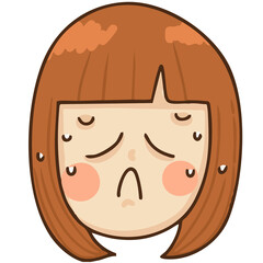 A cute and kind girl