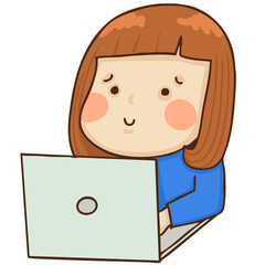 A cute and kind girl