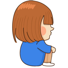 A cute and kind girl