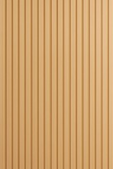 Vertical ribbed texture of light brown wood paneling with subtle shadows and highlights creating a warm natural background