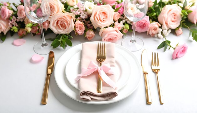 Floral table setting (1)