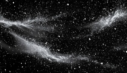 Obraz premium Swirling Snowstorm Overlay Design