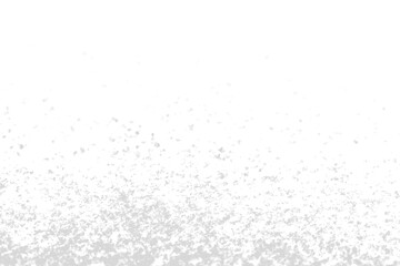 white snow on the transparent background