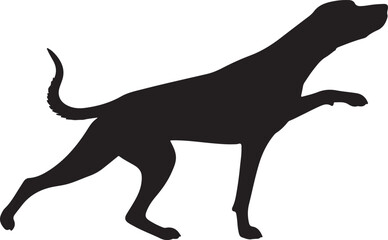 Silhouette of dog,dog walking silhouette,sitting dog