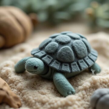 turtle on the stone