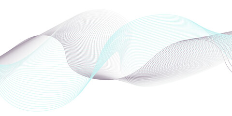 A minimal abstract illustration featuring cyan and violet gradient wave lines flowing gracefully across a white canvas. The design conveys fluidity, balance, and modern elegance, 