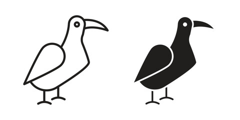 Albatross icon vector sign symbol