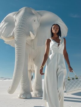 fiktiv, surreal, ebony, woman, elefant, w&uuml;ste, frau, braut, hochzeit, bekleidung, beach, meer, himmel, liebe, sommer, sch&ouml;nheit, ehepaar, ehe, wasser, gestalten, blau, stallknecht, person, ozean, fr&ouml;h