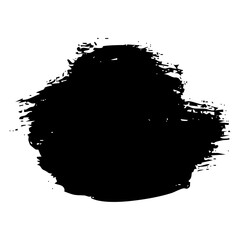 Fototapeta premium Brush strokes. Abstract watercolor background with brush strokes. Black crayon stroke