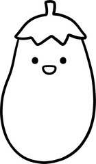 The eggplant character